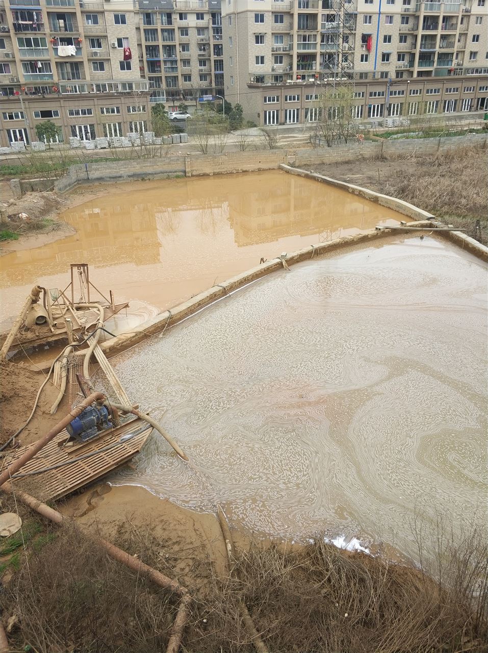 康乐沉淀池淤泥清理-厂区废水池淤泥清淤